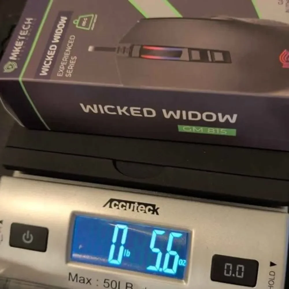 MKETECH Wicked Widow (MKE-815) Wired Heavyweight Gaming Mouse - Brand New in Box